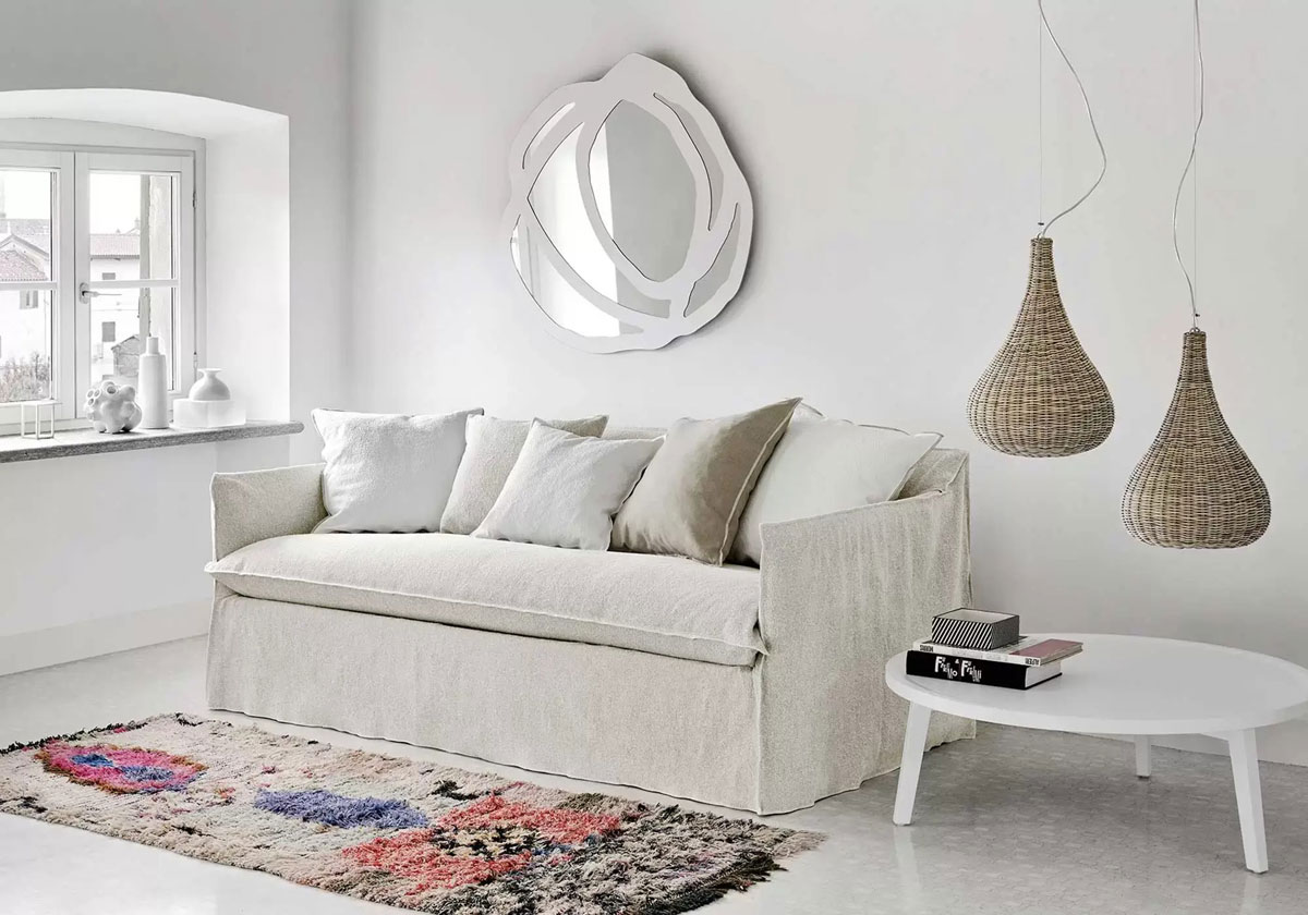 seconda casa divano bianco