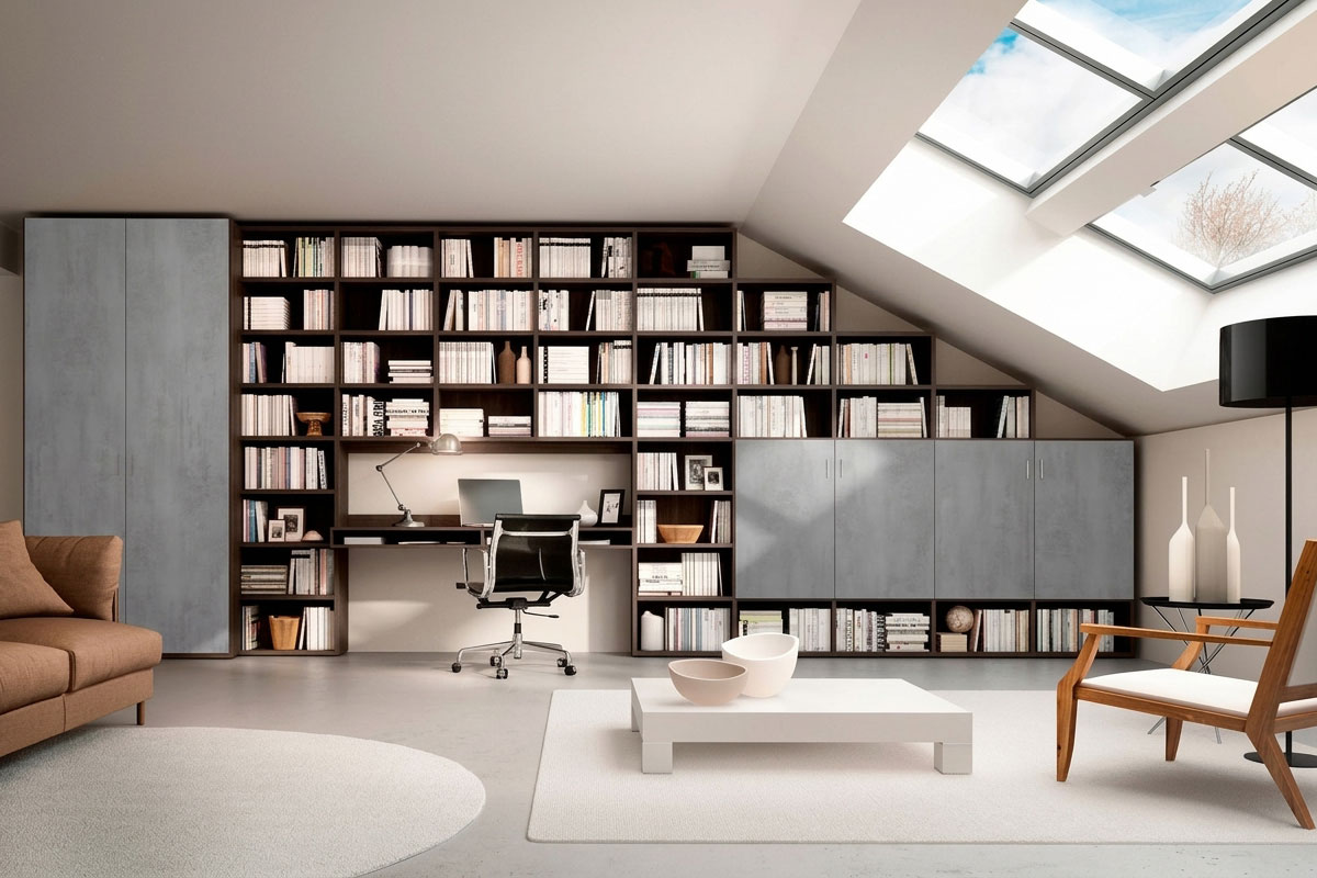 home office in soggiorno
